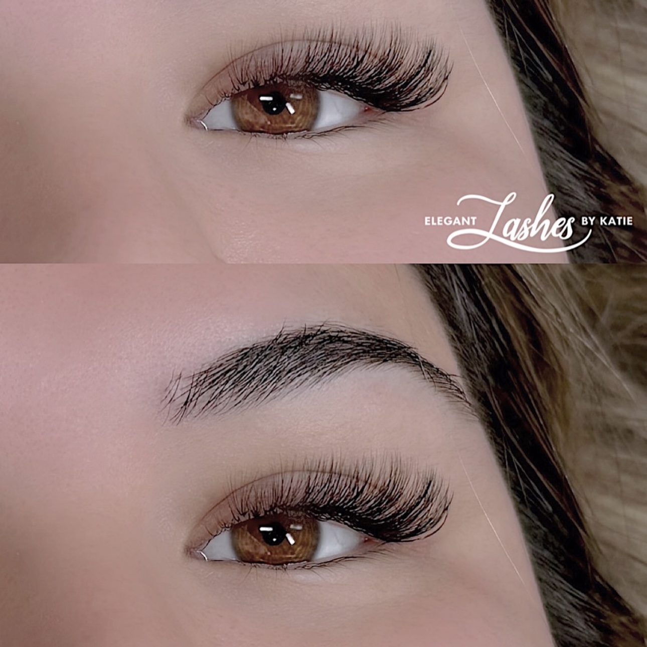 Classic volume lash extensions Orange County - Natural Russian volume lashes OC professional work