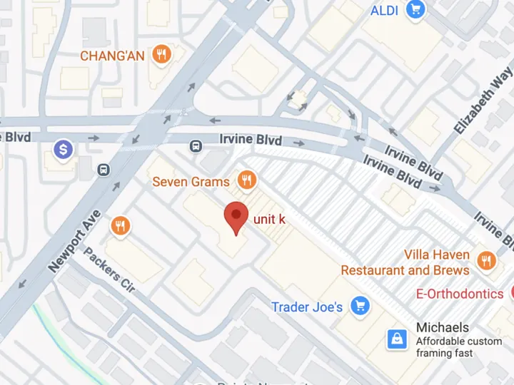 Map view of Elegant Lashes By Katie in Tustin