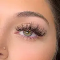 Elegant Russian volume lash extension fill Orange County - Russian volume maintenance refill service OC salon